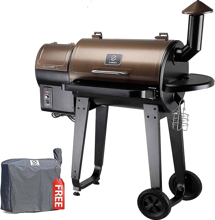 Z GRILLS ZPG-450A 2024 Upgrade Wood Pellet Grill & Smoker 6 in 1 BBQ Grill Auto Temperature Contr... | Amazon (US)