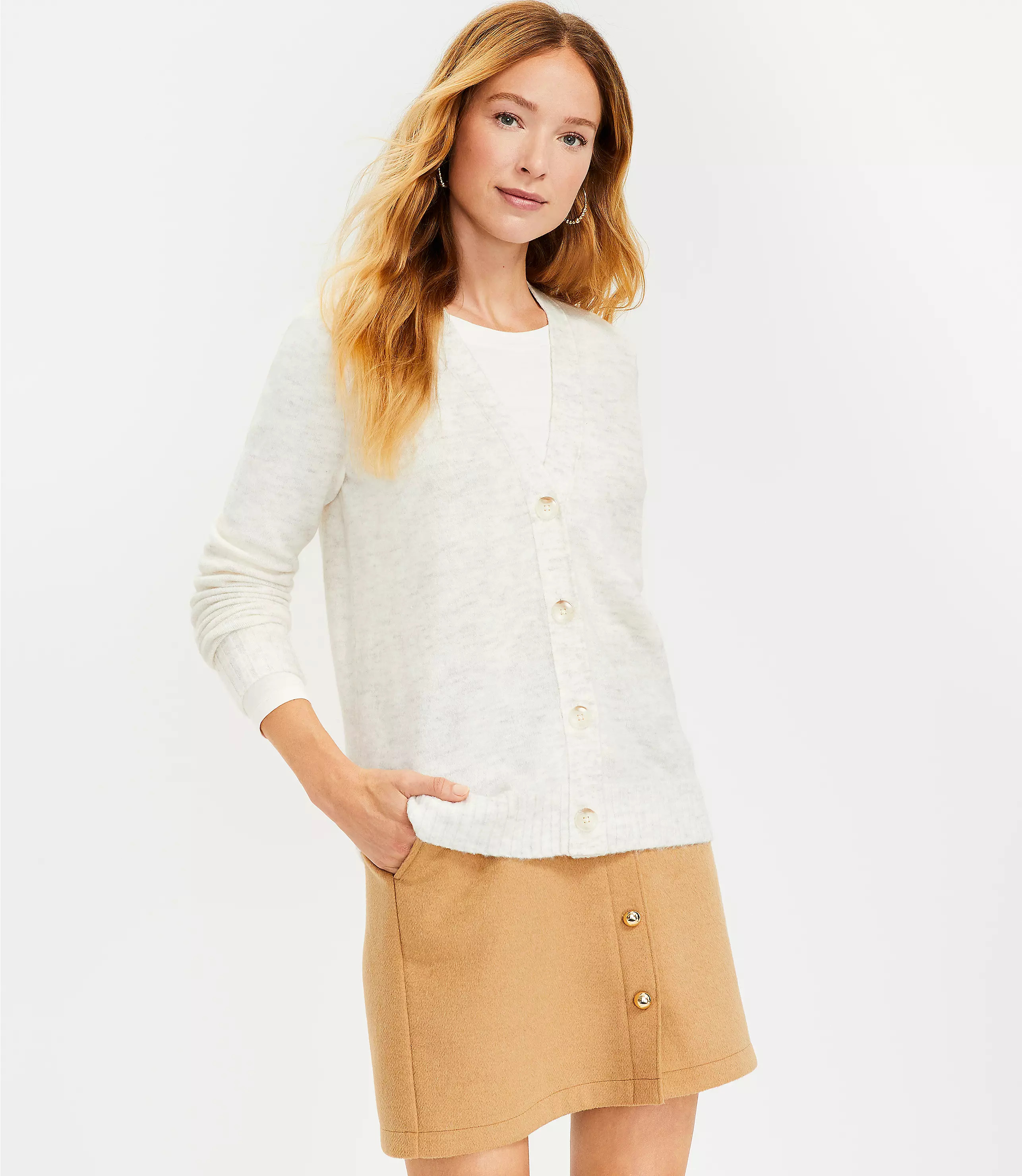 Relaxed Boyfriend Cardigan | LOFT