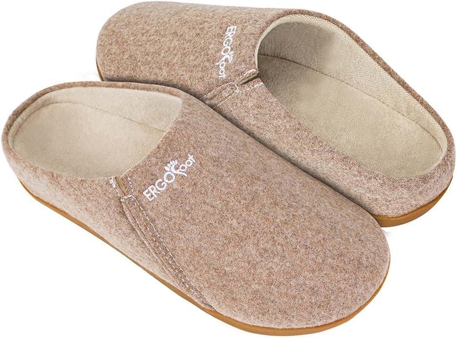 ERGOfoot House Slippers With Arch Support, Orthopedic Slippers for Plantar Fasciitis Pain Relief,... | Amazon (US)