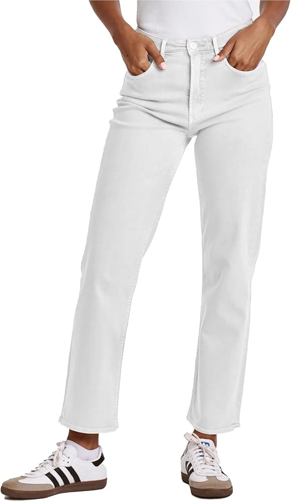 DEAR JOHN 90's High Rise Straight Fit Ankle Women's Jeans | Amazon (US)