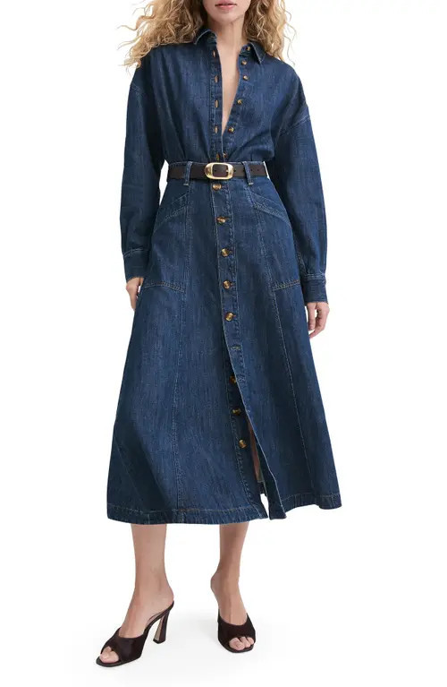 Favorite Daughter The Lila Denim Maxi Skirt in Mesa at Nordstrom, Size 0 | Nordstrom