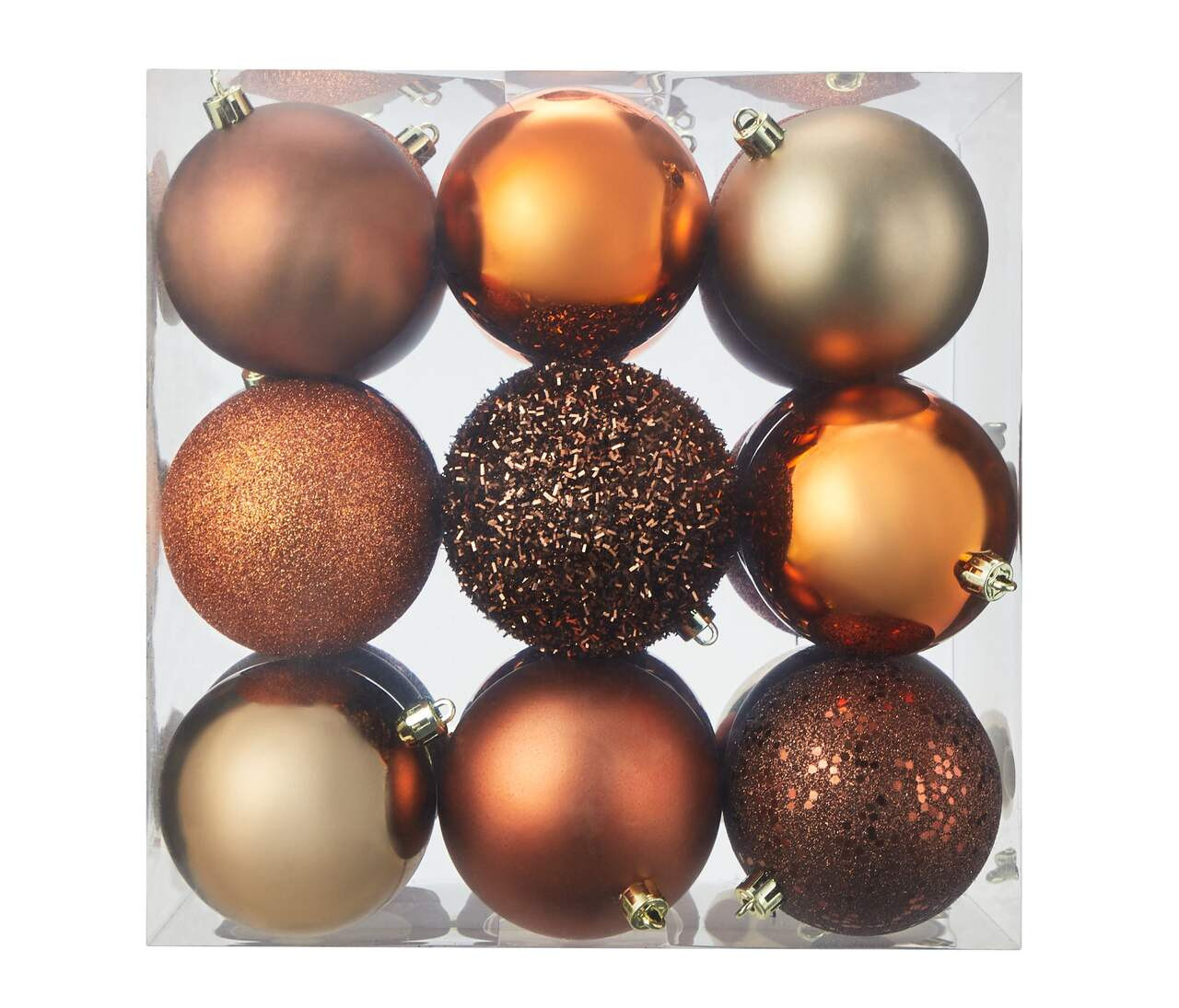 For Living Sugar Brown Shatterproof Ornament Set, 27-pk | Canadian Tire