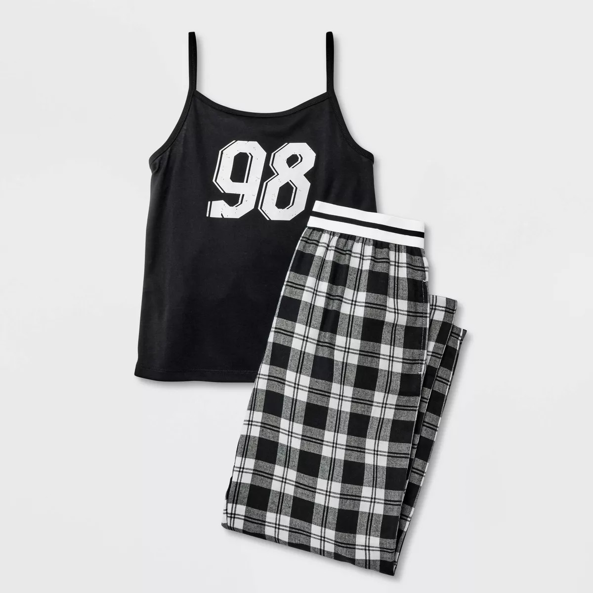 Girls' 2pc Cami/Flannel Pant Pajama Set - art class™ | Target