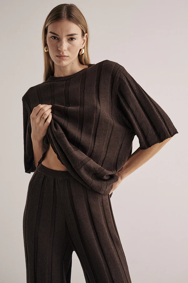 EMERY CHOC OVERSIZED TEE | DISSH