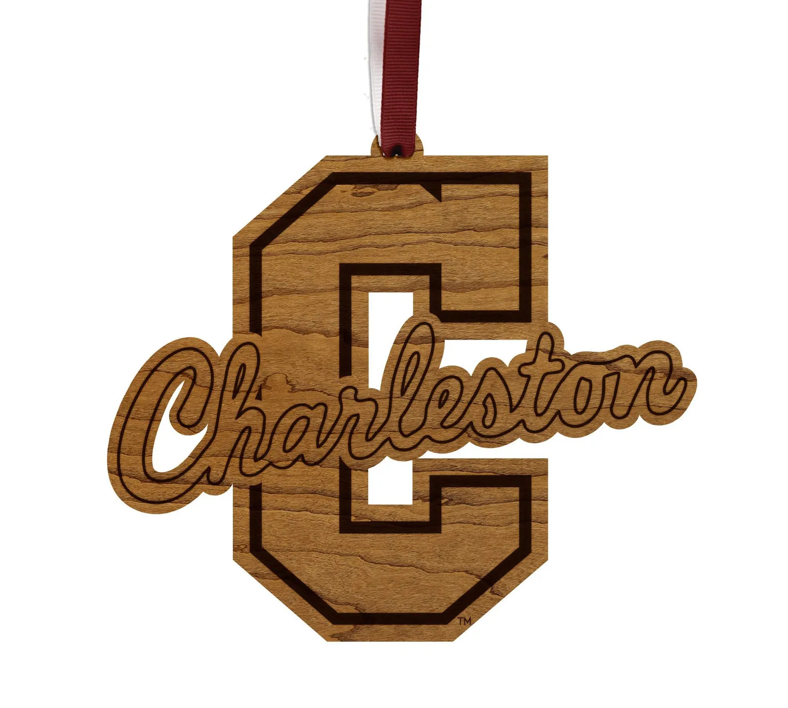 College of Charleston Logo Ornament – Crafted from Cherry Wood | Etsy (Global)