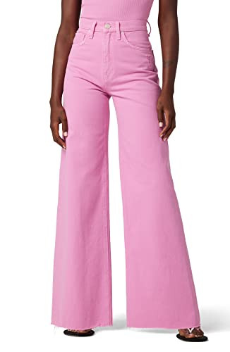 HUDSON Women's James High Rise Wide Leg Jean, Fuchsia Pink, 29 | Amazon (US)