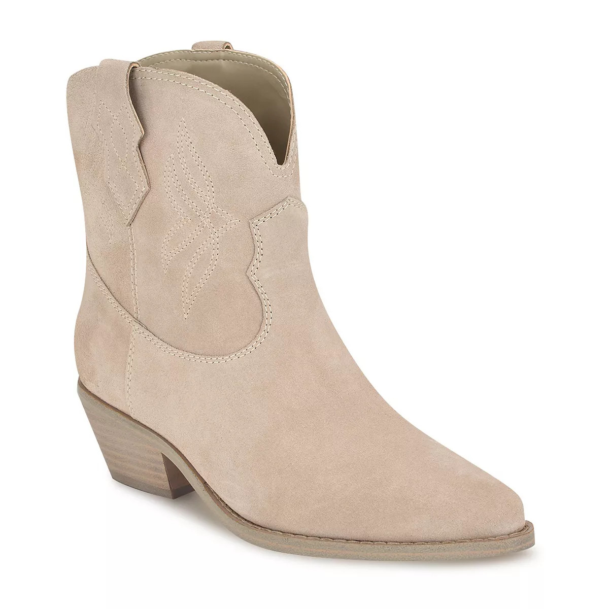 Nine West Texen Women's Suede Western Ankle Boots | Kohl's