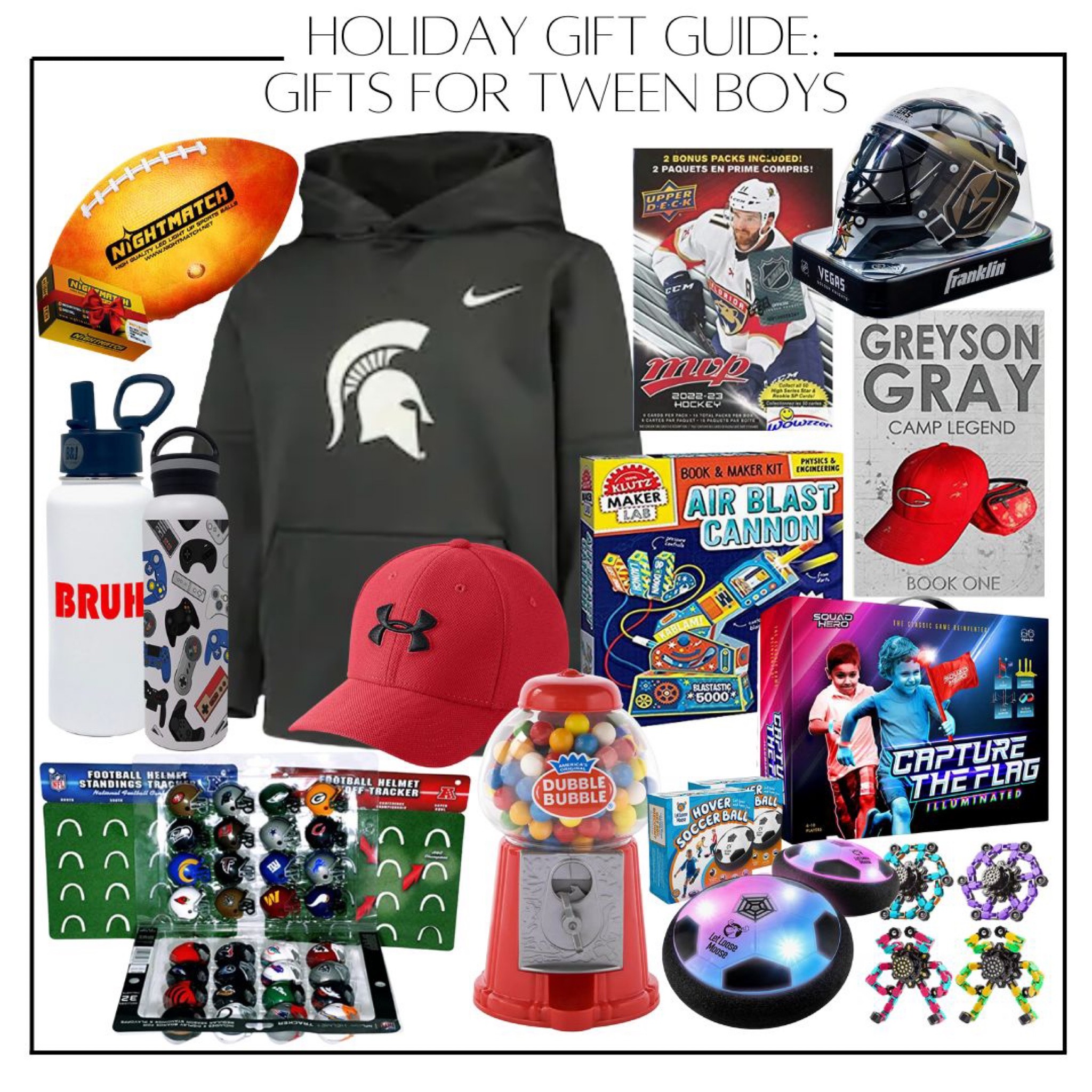 Holiday gift guides, Christmas gift guides, Christmas shopping, holiday shopping for boy, holiday gifts for tween boy, holiday shopping for bot, gift ideas for boy, gift ideas for tween boy



#LTKHoliday #LTKkids #LTKunder100