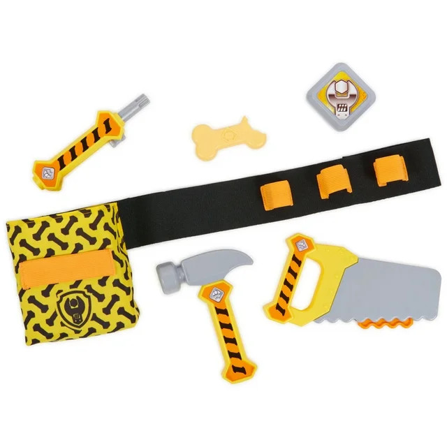 Rubble & Crew, Rubble’s Construction Tool Belt, with 6 Tools for Kids Ages 3+ | Walmart (US)