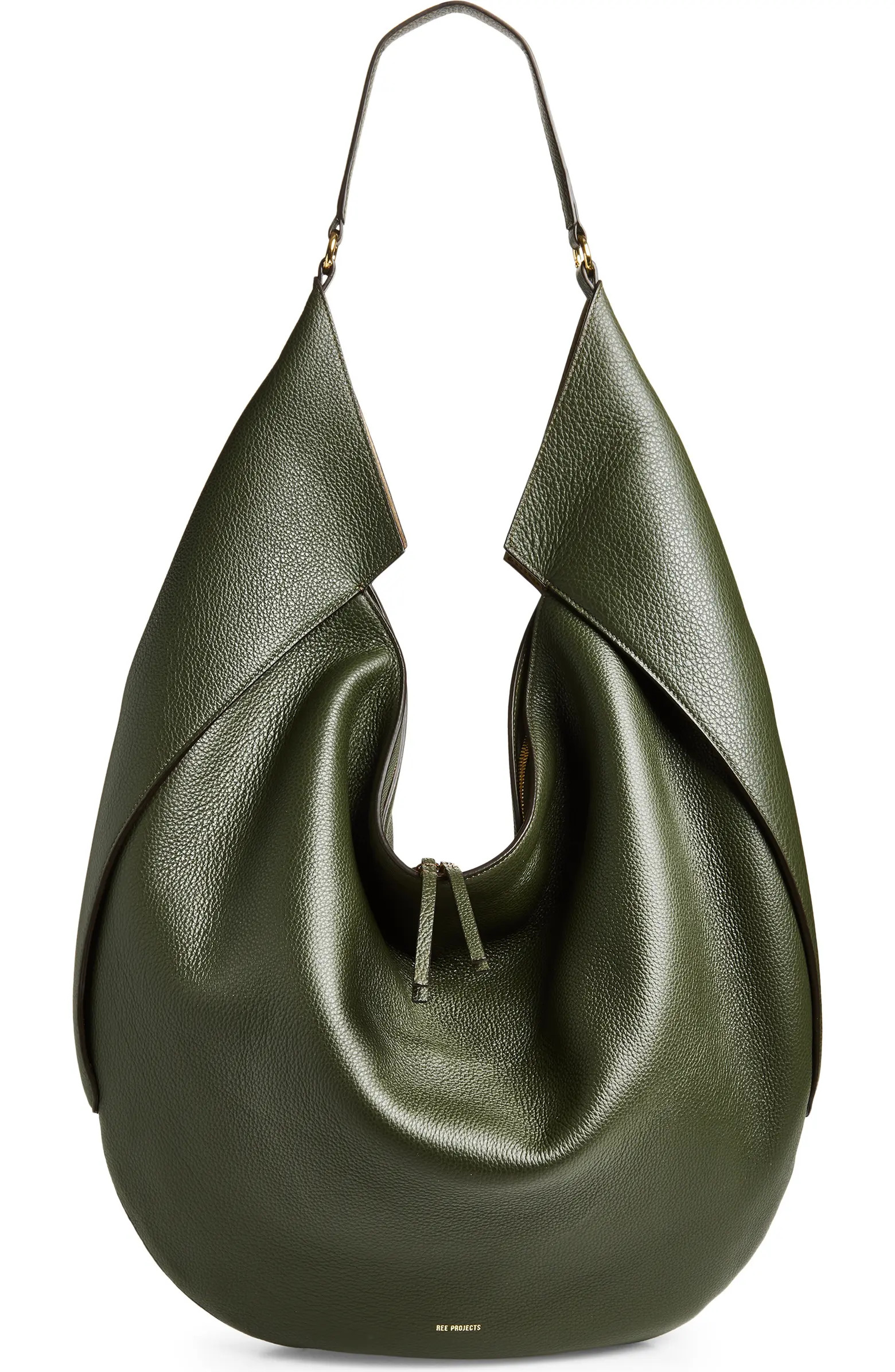 Large Riva Pebbled Leather Hobo Bag | Nordstrom