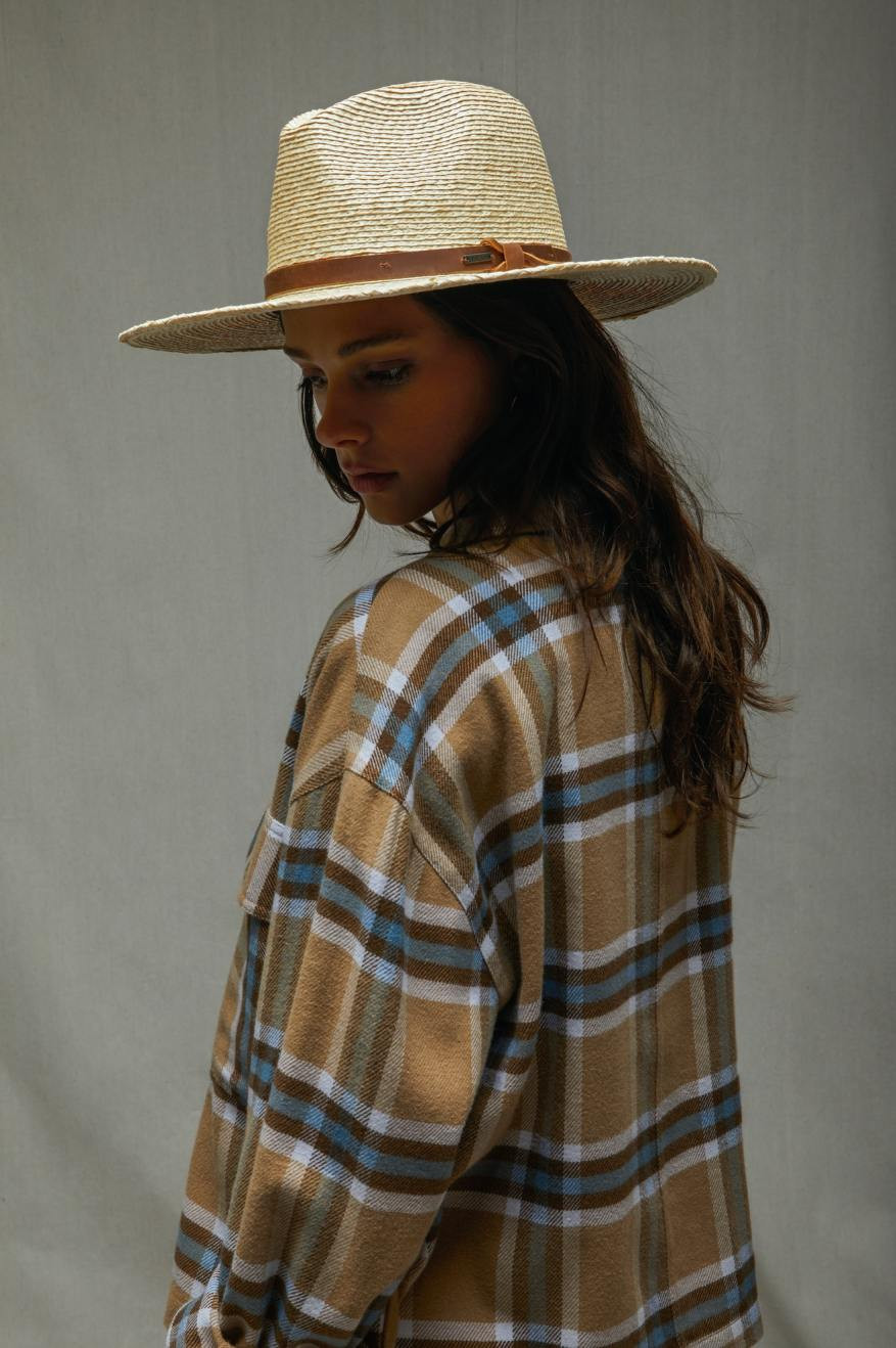 Field Proper Straw Hat - Natural/Brown | Brixton