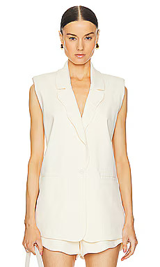 The Femm Lou Vest in Ivory from Revolve.com | Revolve Clothing (Global)