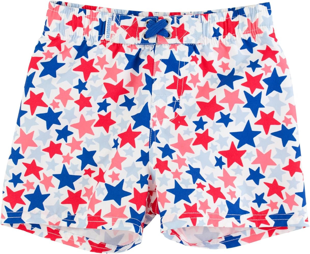 RUGGEDBUTTS Boys UPF50+ Sun Protection Novelty Swim Trunks | Amazon (US)