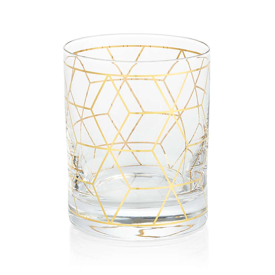 Jaxson Double-Old Fashioned Glass + Reviews | Crate & Barrel | Crate & Barrel