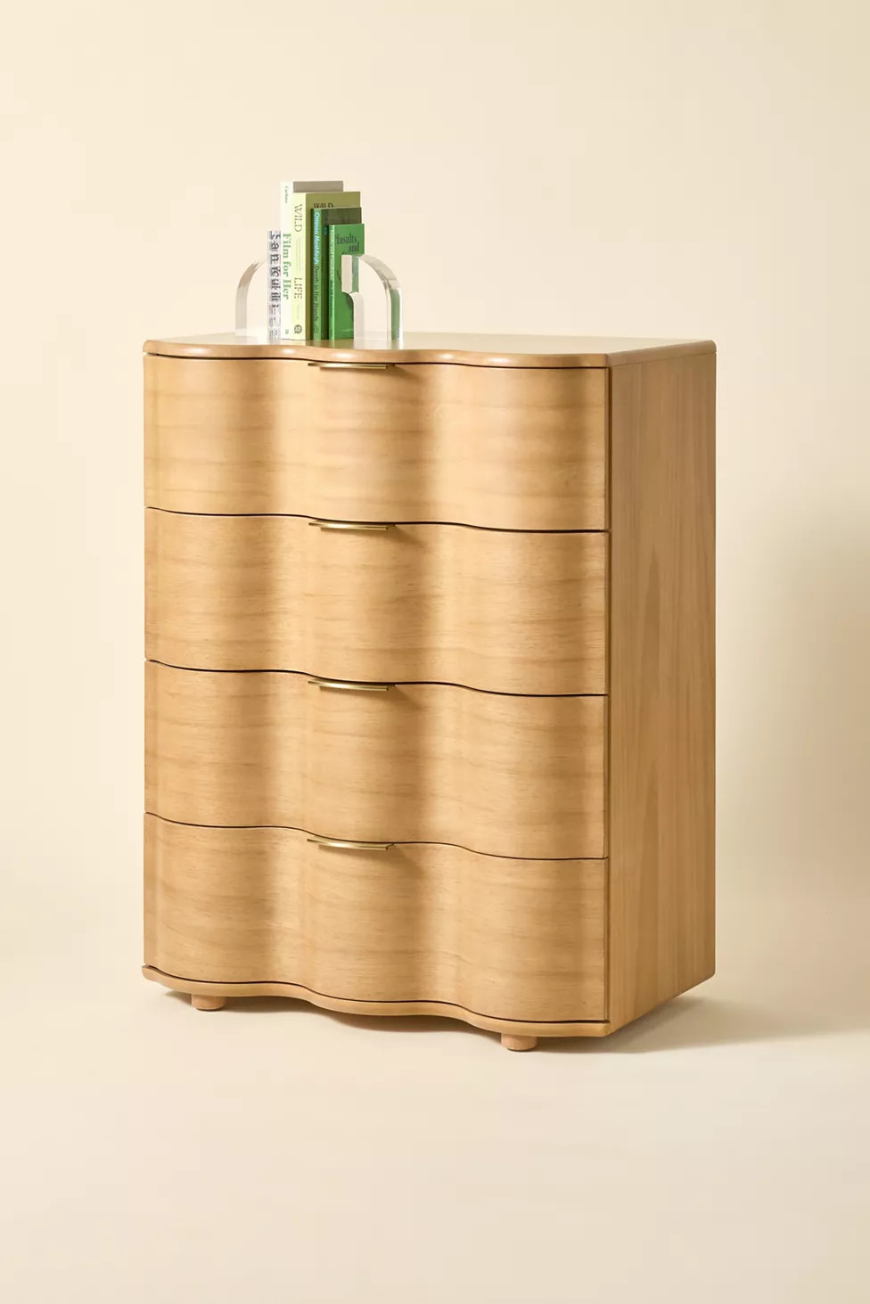 Aria Tall 4-Drawer Squiggle Dresser | Urban Outfitters (US and RoW)