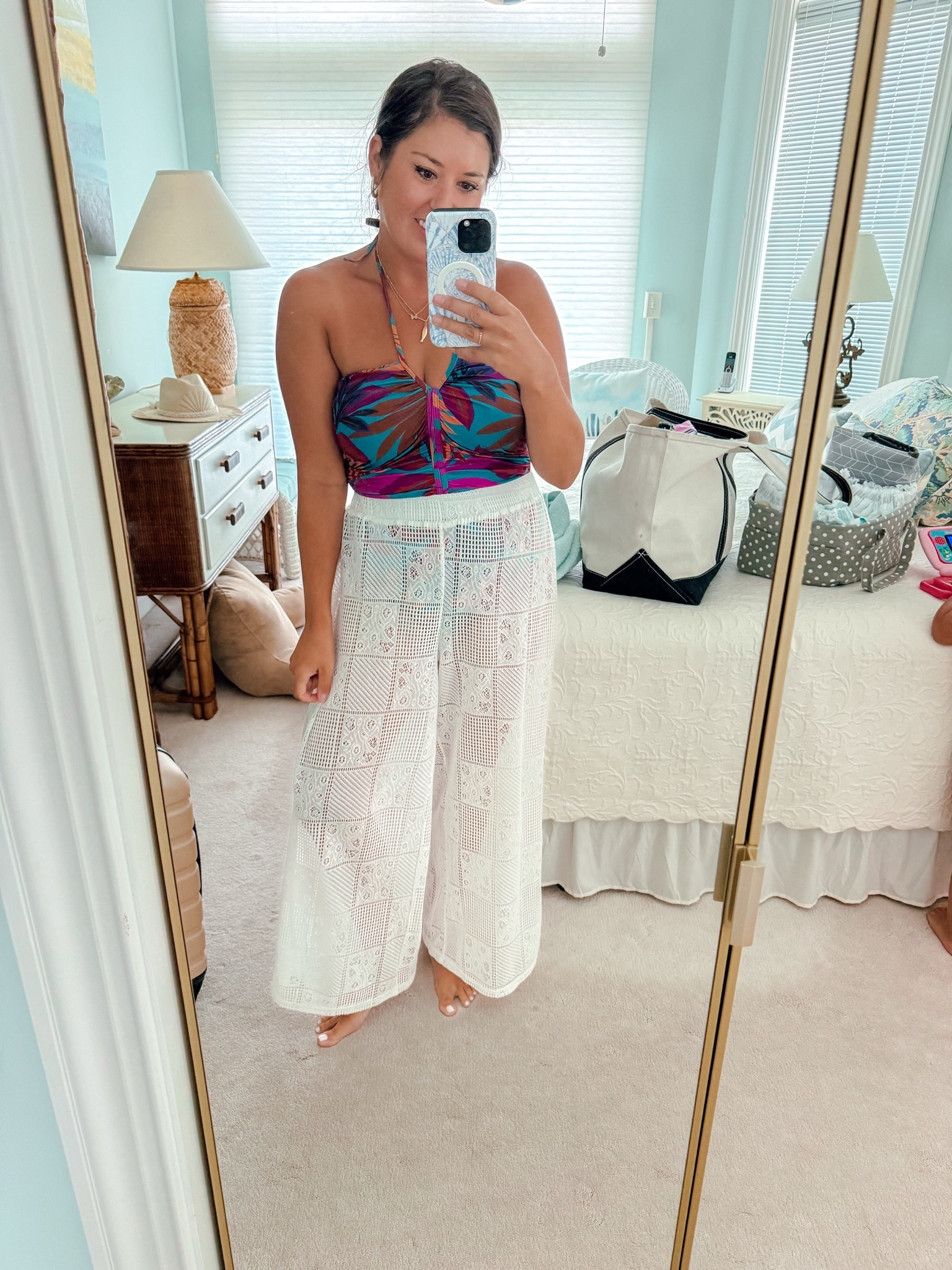 Swimsuit and coverup, beach outfit, resort wear, vacation outfit

#LTKootd #LTKSwim