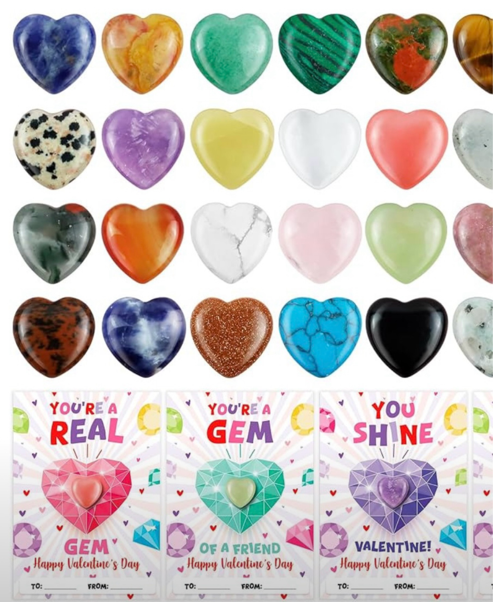 Gem stone valentines. Your a real gem ♥️ 

#LTKSeasonal #LTKU #LTKKids