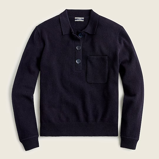 Cashmere collared sweater | J. Crew US