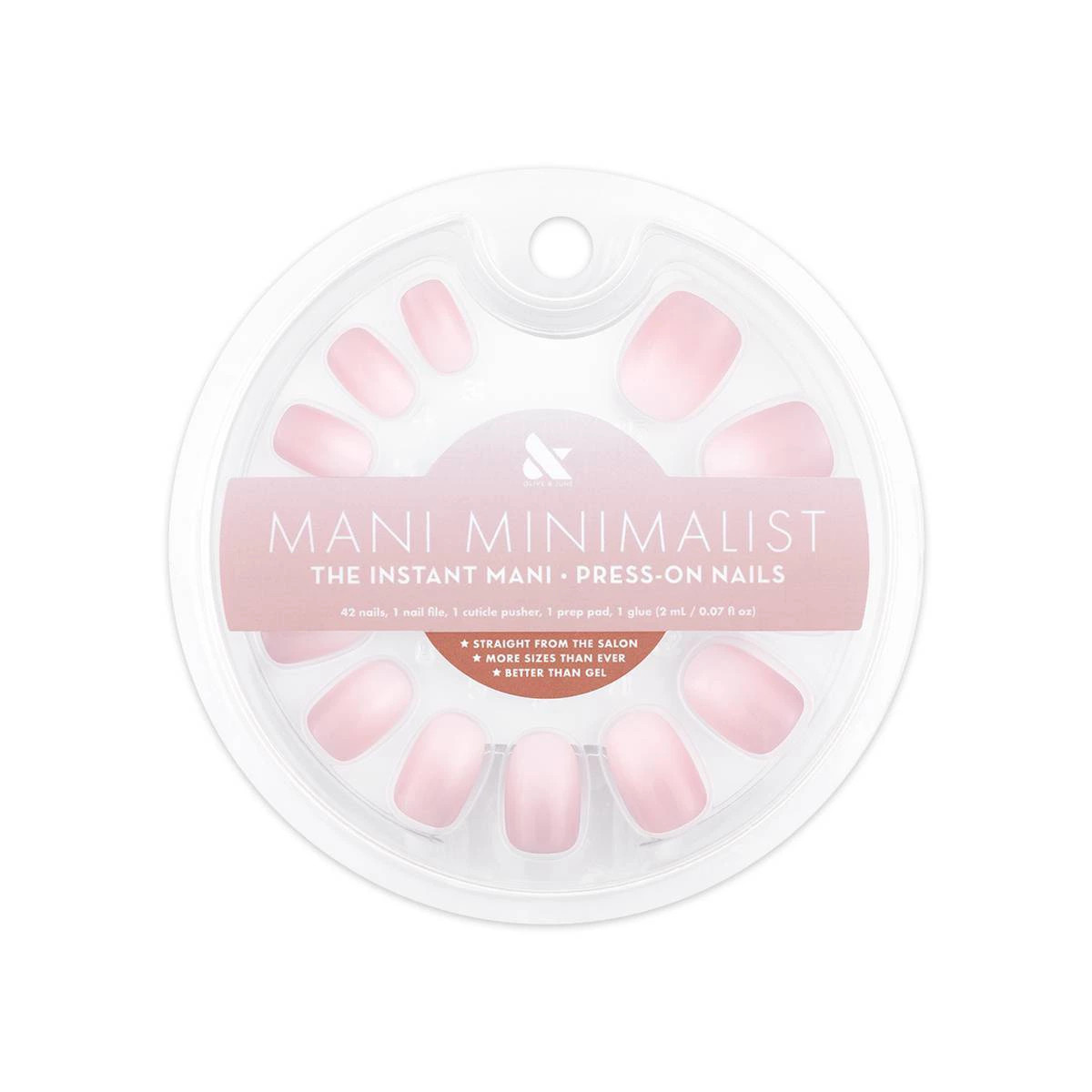 Olive & June Press-On Fake Nails - Pink Syrup Gradient - 42ct | Target