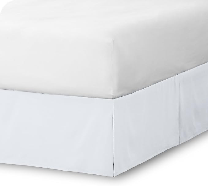 Bare Home King Bed Skirt - 15-Inch Tailored Drop Easy Fit - Bed Skirt for King Beds - Center & Co... | Amazon (US)
