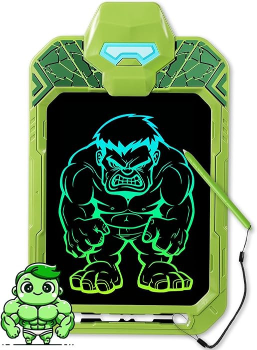 LCD Writing Tablet for Kids 10 Inch Green Giant Power Hero for Toddler 3 4 5 6 - Paint, Doodle Bo... | Amazon (US)