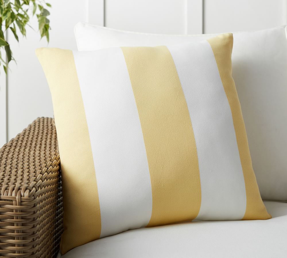 Classic Striped Indoor/Outdoor Pillows | Pottery Barn (US)