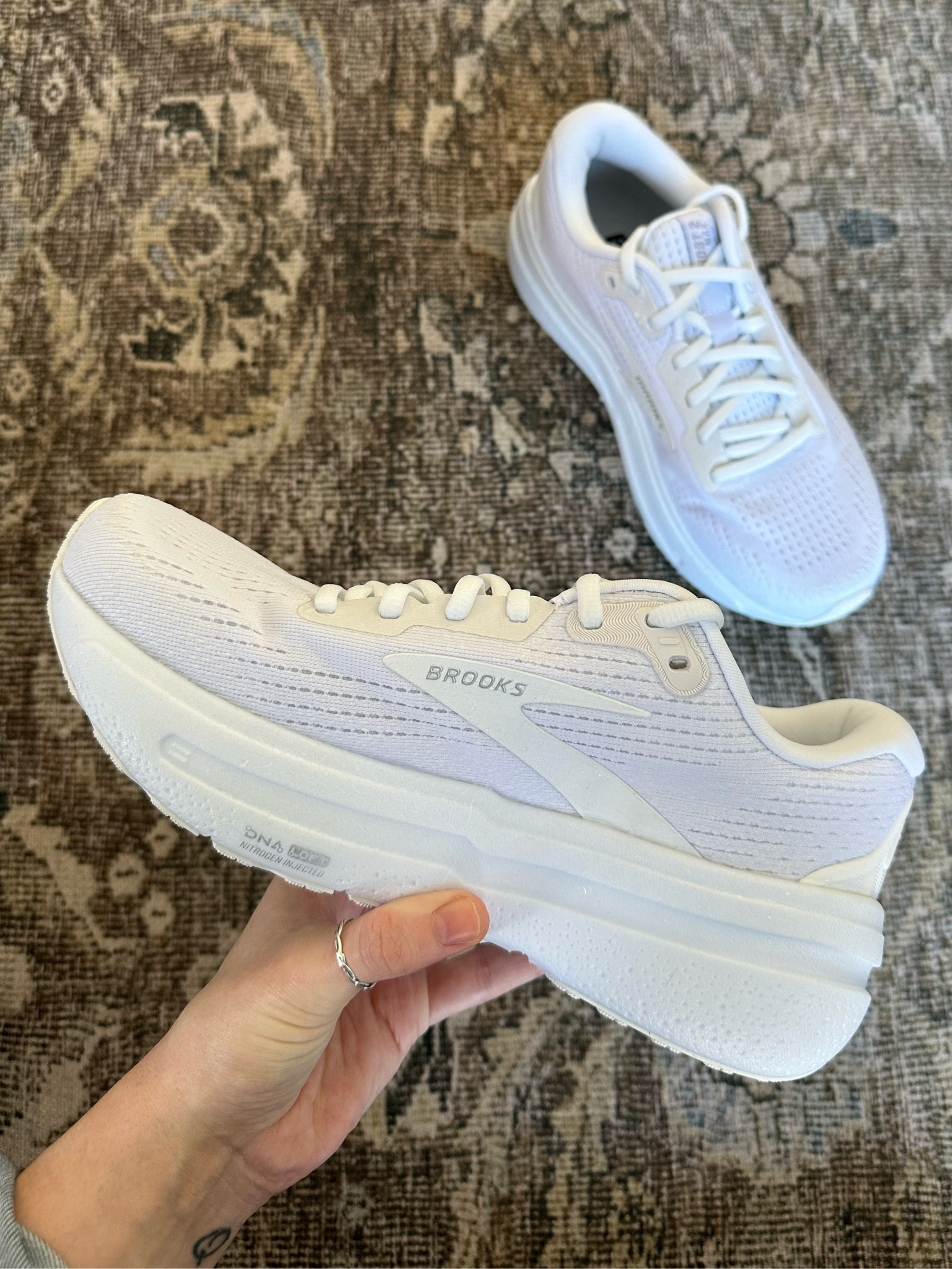 My absolute favorite running shoe! 👟 These give so much support. I always size up half a size in running shoes, so wearing a 7.5 in these! Have repurchased several times. 

#LTKActive #LTKsalealert #LTKstyletip
