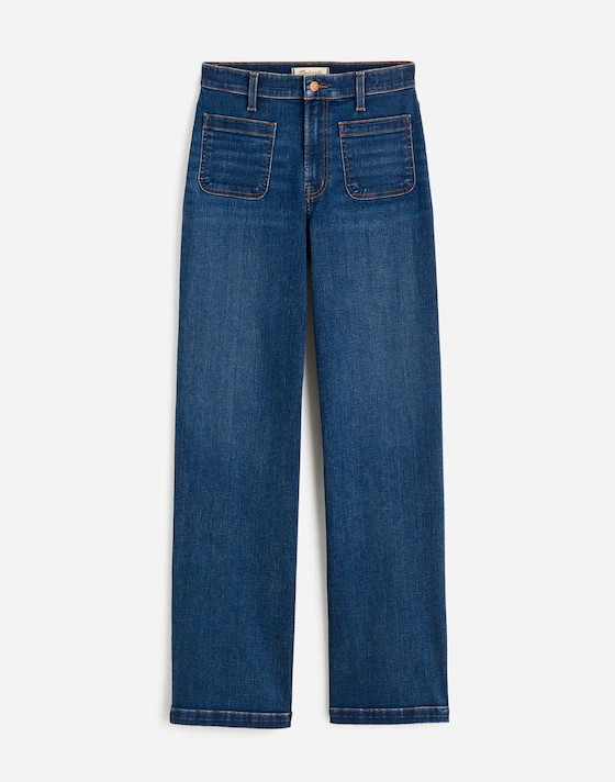 The Emmett Wide-Leg Full Length Jean: Patch Pocket Edition | Madewell | Madewell