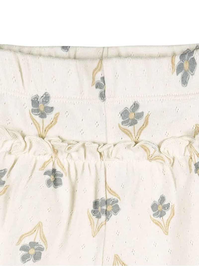Modern Moments by Gerber Baby and Toddler Girl Organic Loose Ruffled Skirted Short, Sizes 0/3 Mon... | Walmart (US)