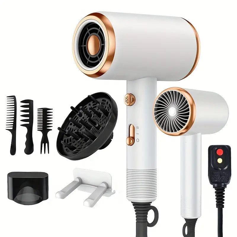 Professional Hair Dryer With Diffuser Blow Dryer Ionic Fast Blow Dry For All Hair Types Holiday G... | Temu Affiliate Program