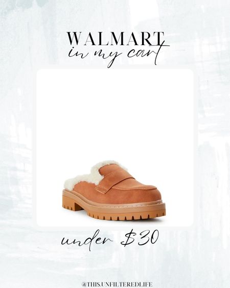 Walmart fur mules - Walmart fall shoes - Walmart winter shoes 

#LTKstyletip #LTKshoecrush #LTKunder50