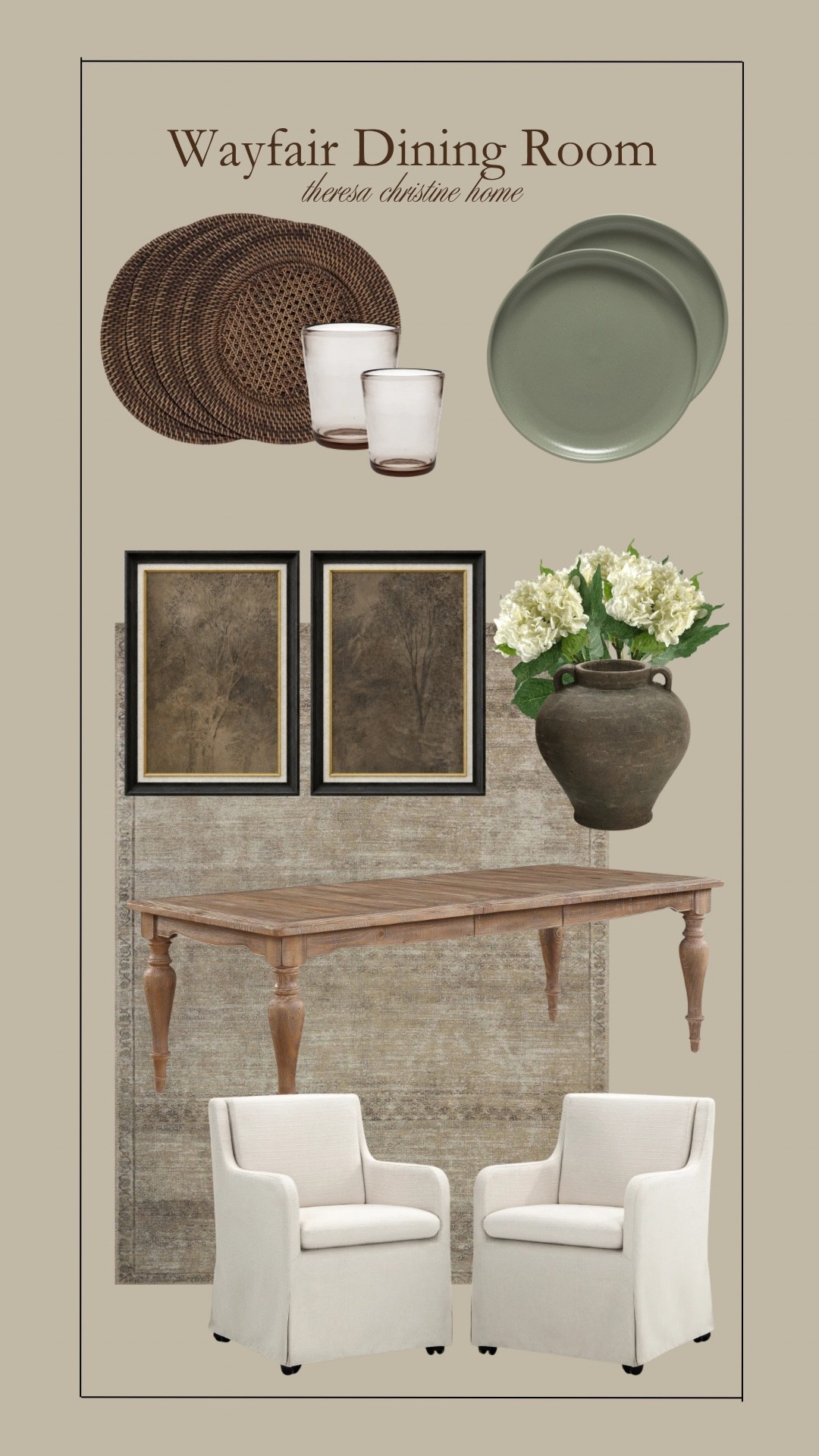 Vintage Dining Room from  Wayfair

#LTKHome