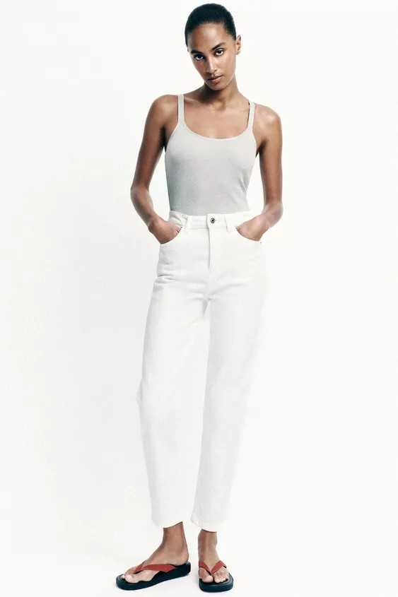 Z1975 MOM FIT HIGH-WAIST JEANS | Zara UK