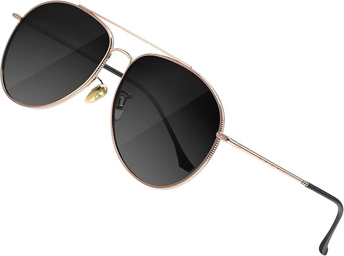 ATTCL Polarized Sunglasses for Women Men UV Protection Classic Trendy UV400 Sunnies for Pilot | Amazon (US)