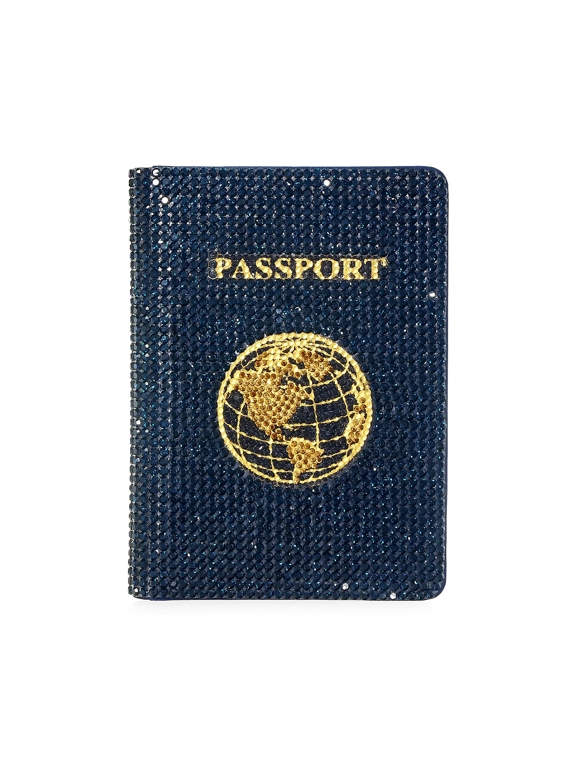 Leather & Crystal Passport Holder | Saks Fifth Avenue
