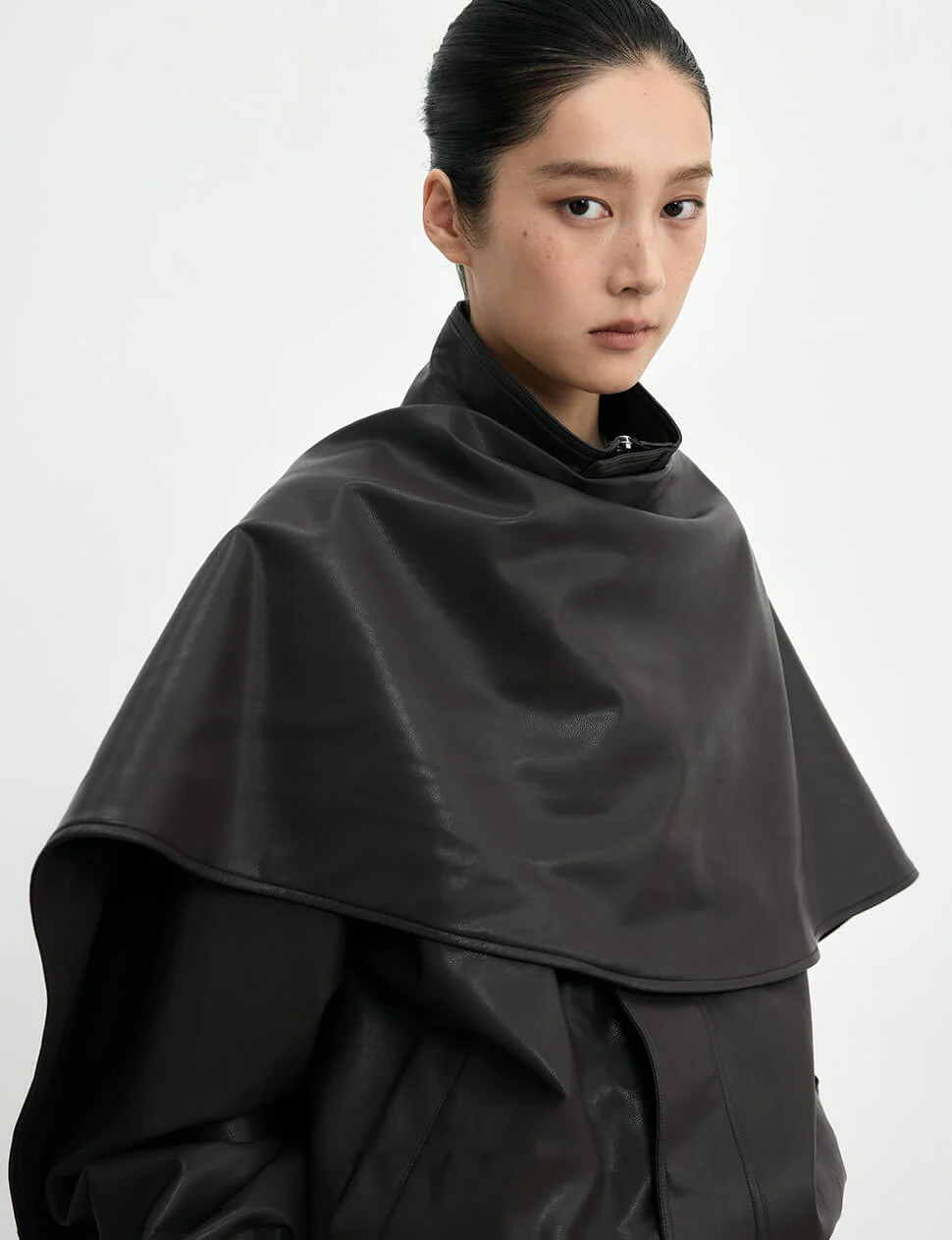 Leather Scarf Bomber jacket-BESTSELLER | Pixie Market