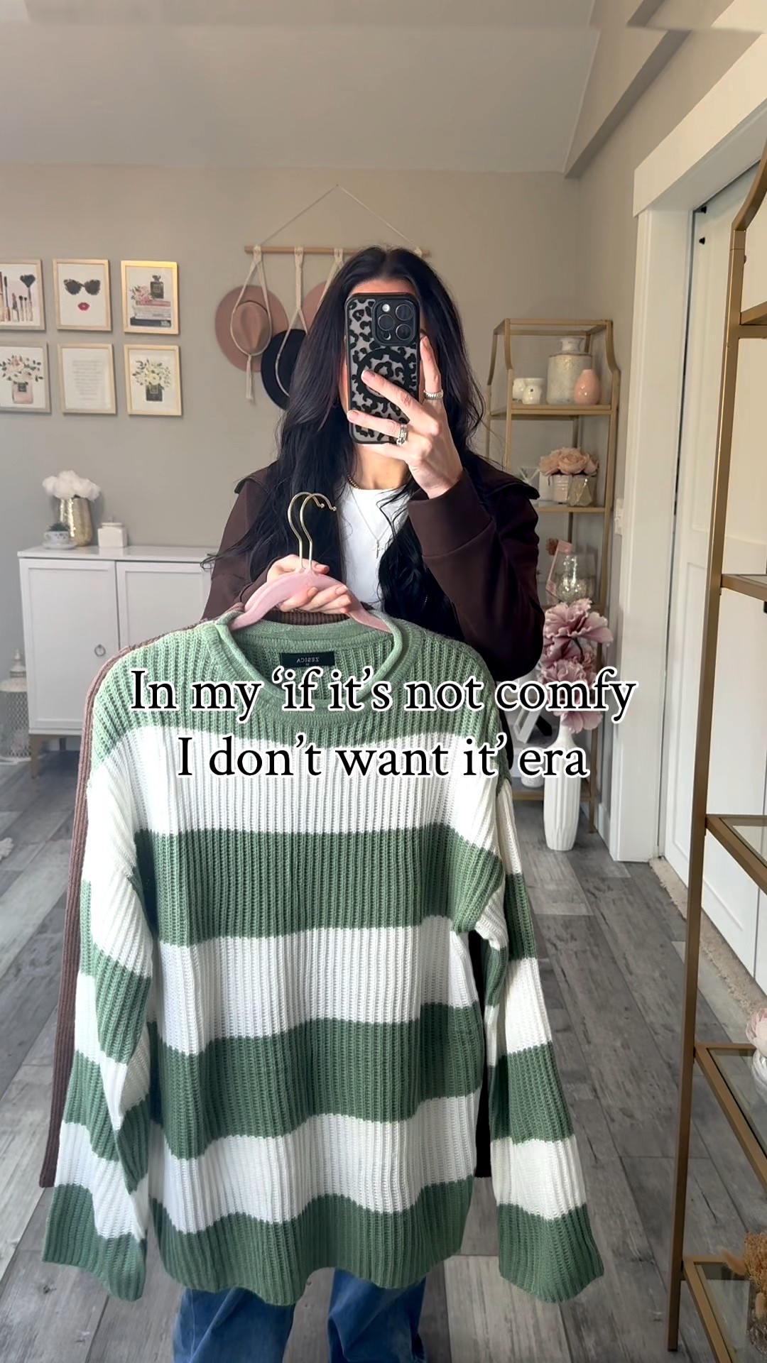 Comfort is a must these days especially now that the cold has settled in. These sweaters are super comfy cozy and perfect for this season. 

Wearing size medium in striped sweater (sized up for oversized look), size small in brown sweater and XS in bottoms. 


#LTKFindsUnder50 #LTKPetite #LTKFindsUnder100