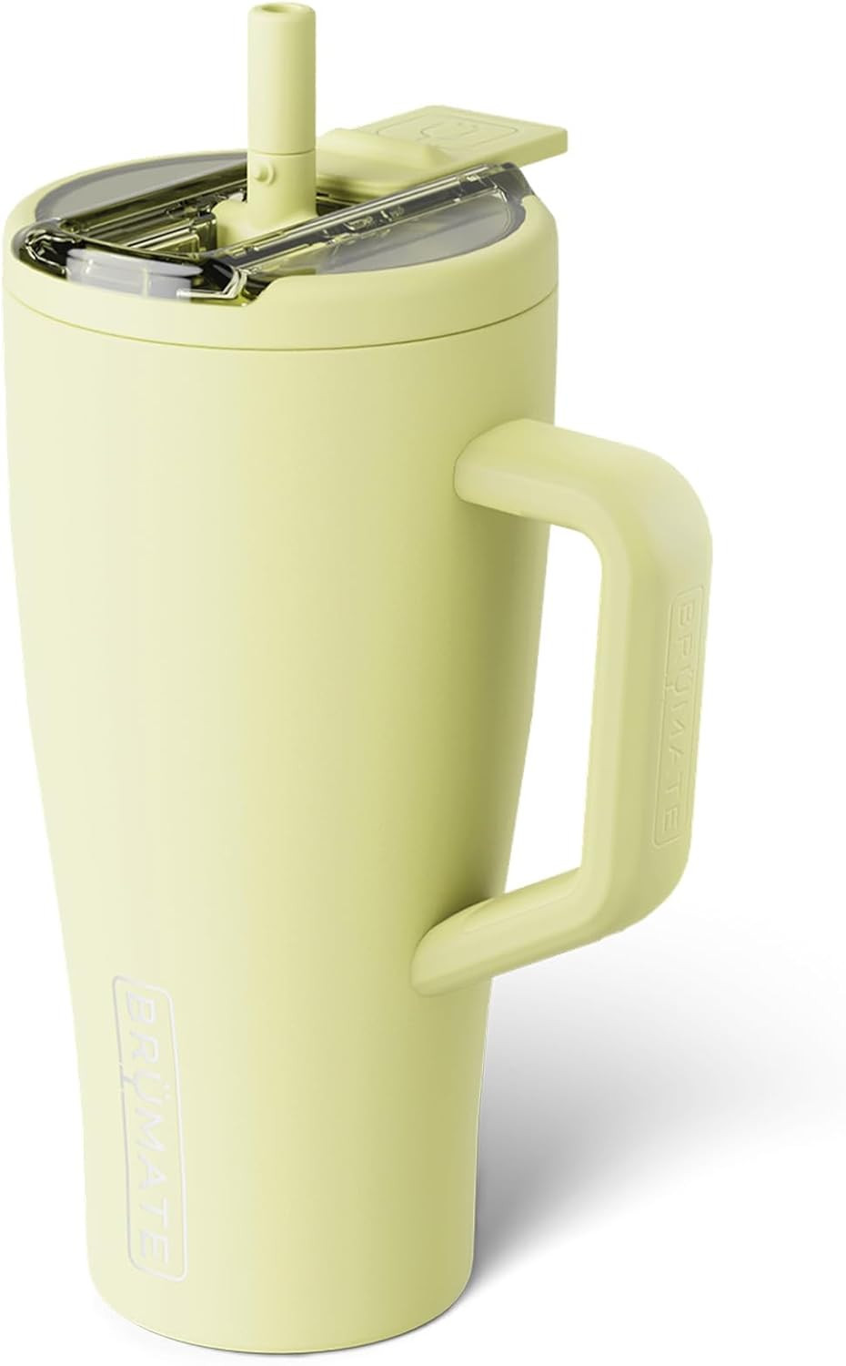 BrüMate Era Flip 30oz Tumbler with 100% Leakproof Covered Straw Lid | Hygienic Covered Straw | Insulated Stainless Steel Water Bottle with Handle | Cup Holder Friendly | BPA-Free (Prickly Pear) | Amazon (US)