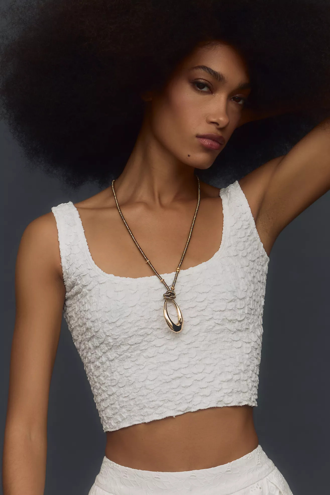 The Hannah Seamless Textured Tank | Anthropologie (US)
