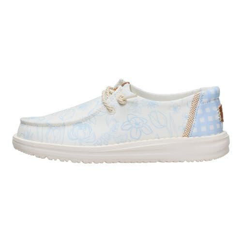HEYDUDE Kids Womens Wendy Print Skyway Blue/Multi 4 Big Kid M | Amazon (US)
