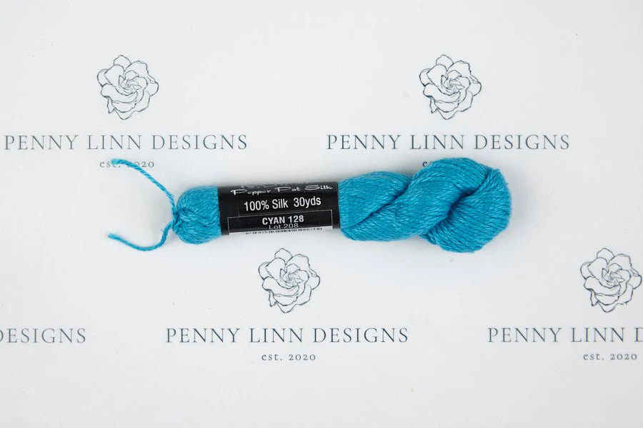 Pepper Pot Silk 128 CYAN | Penny Linn Designs