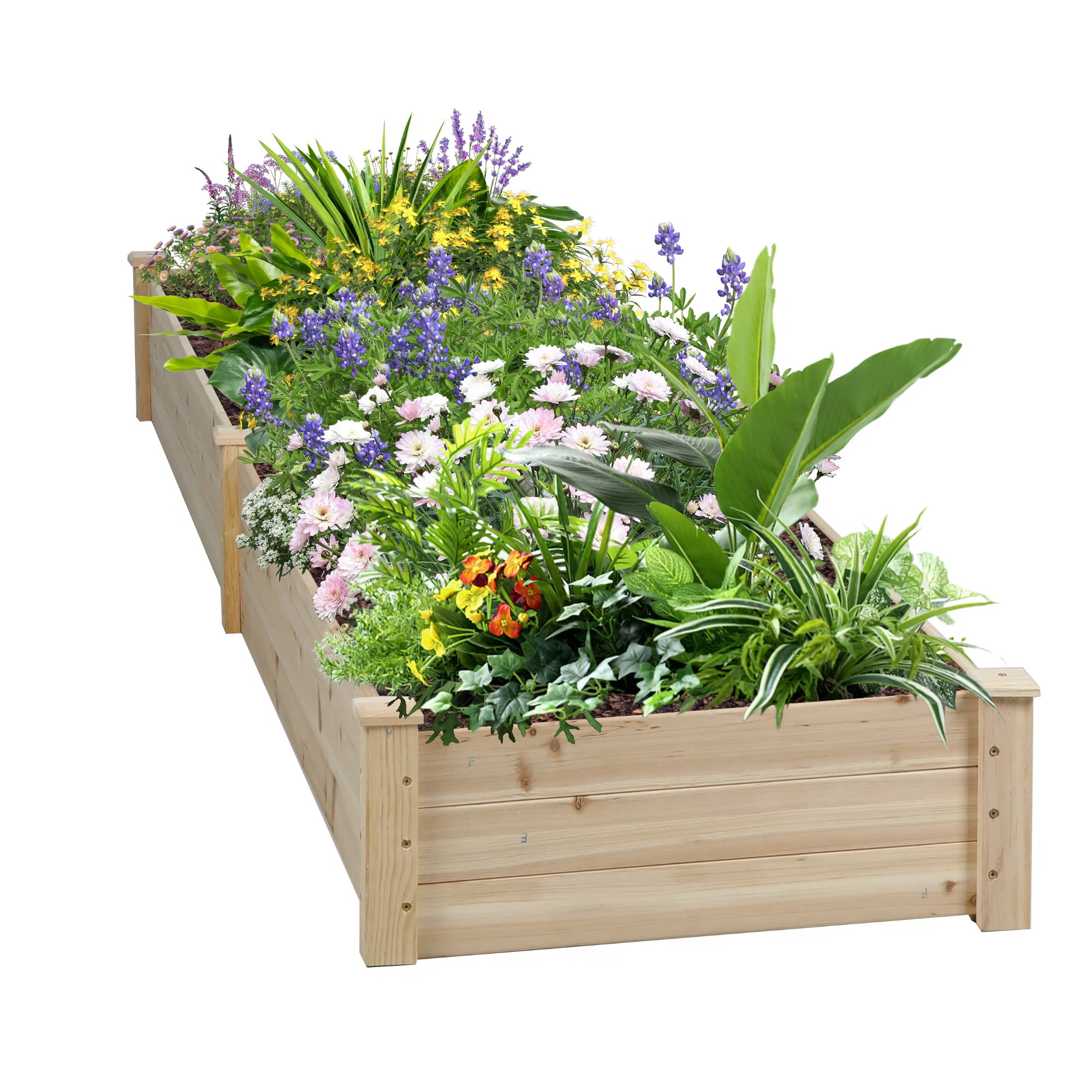 Mclawhorn Wood Raised Garden Bed | Wayfair North America