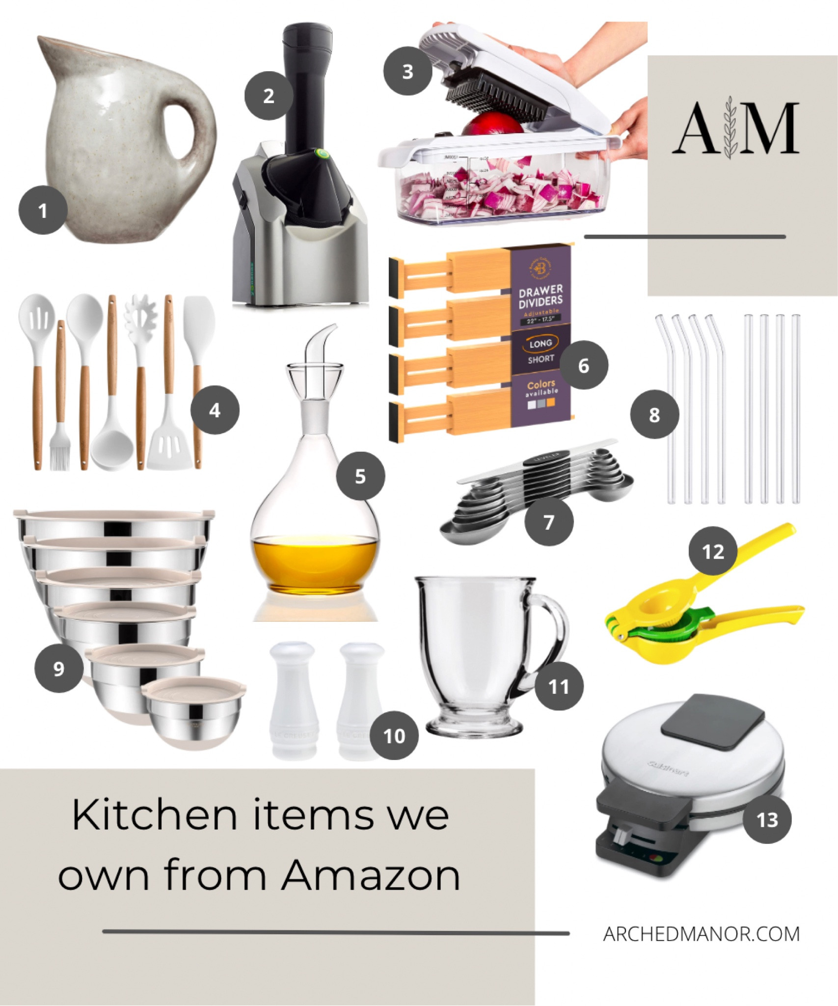 Amazon kitchen favorites, measuring spoons, glass straws, kitchen decor, mugs, appliances, utensils 

#LTKhome #LTKsalealert #LTKfamily