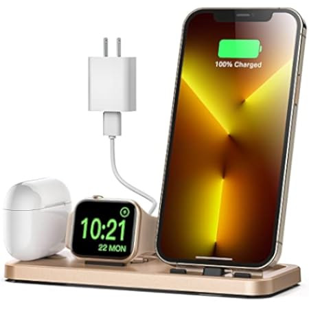 MODOCH 3 in 1 Charging Station for Apple Multiple Devices, Foldable and Portable Travel Charging Doc | Amazon (US)