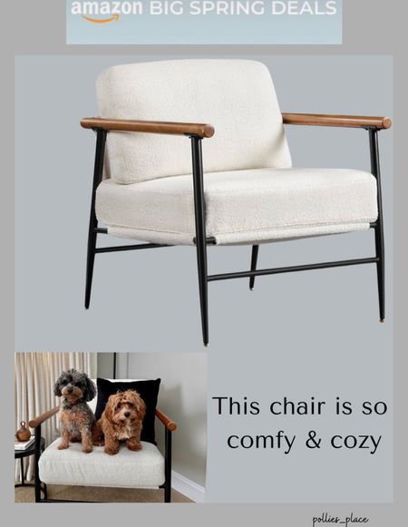 This Ona Chair Dupe is so comfy & cozy. It can be bought individually or in a set of 2. 
#amazon #amazonhome #bigspringsale #dupe #accentchair #homefurnishings

#LTKsalealert #LTKhome #LTKstyletip