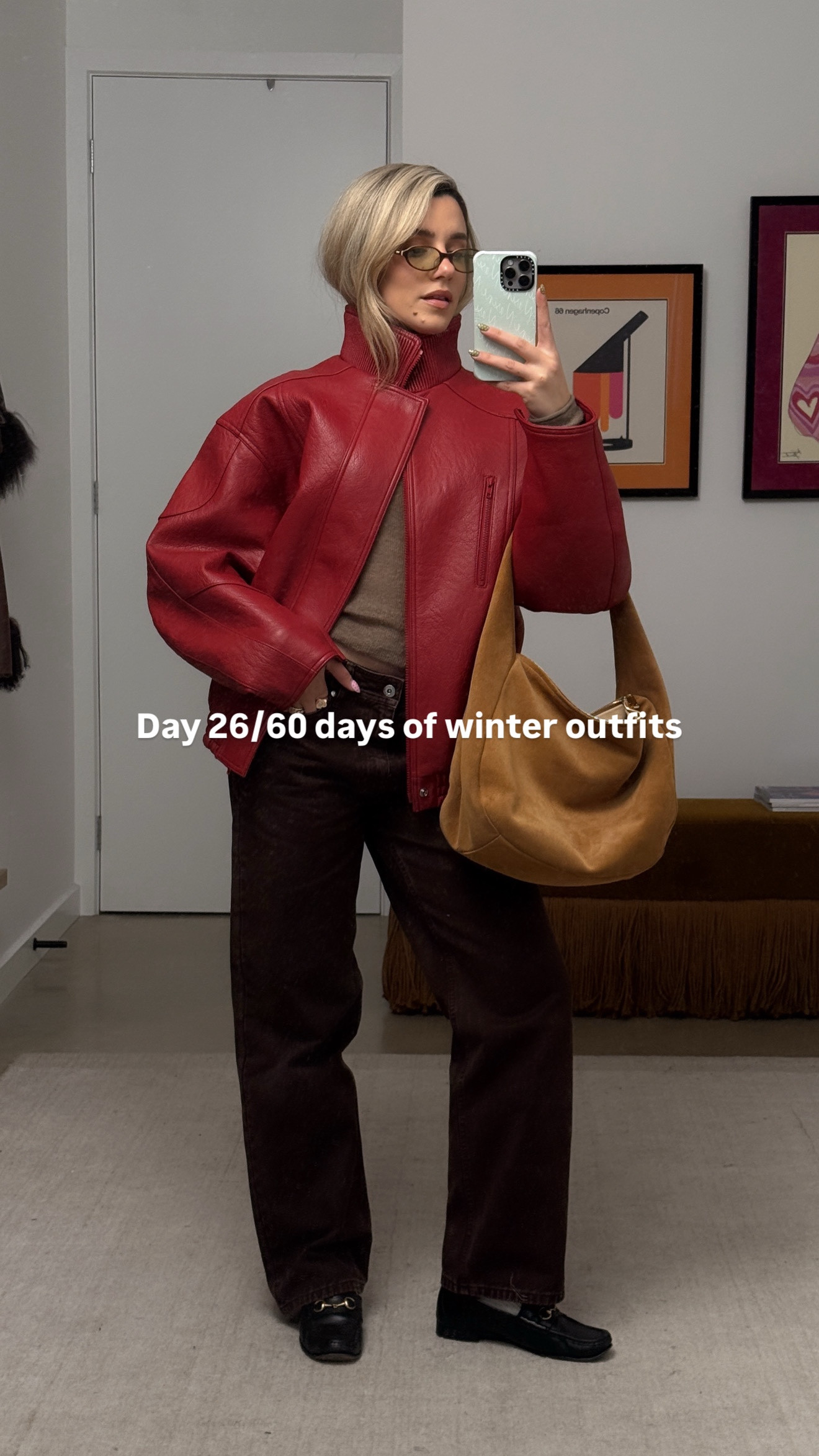 Day 26/60 days of winter outfits ♥️ styling one of my favourite pieces! Have linked a few red bomber jackets below along with these gorgeous jeans, loafers and long sleeve! The perfect base for any winter outfit! 

#LTKwinter #LTKstyletip #LTKaustralia