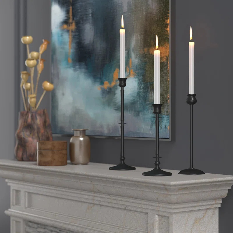Alcott Hill® Candlestick Holders Set Of 3 | Wayfair | Wayfair North America