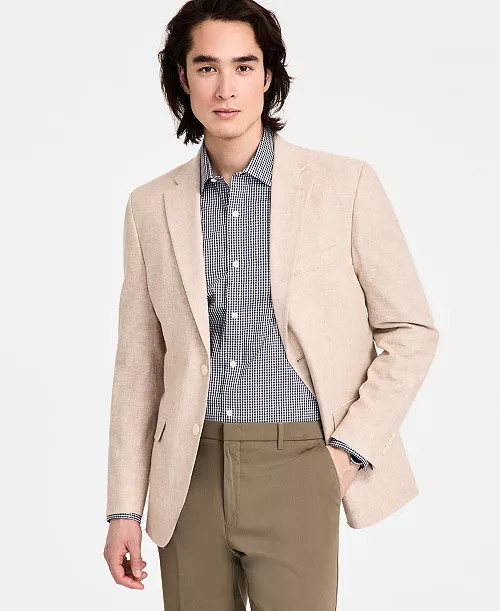Men's Modern-Fit Linen Sport Coat | Macy's