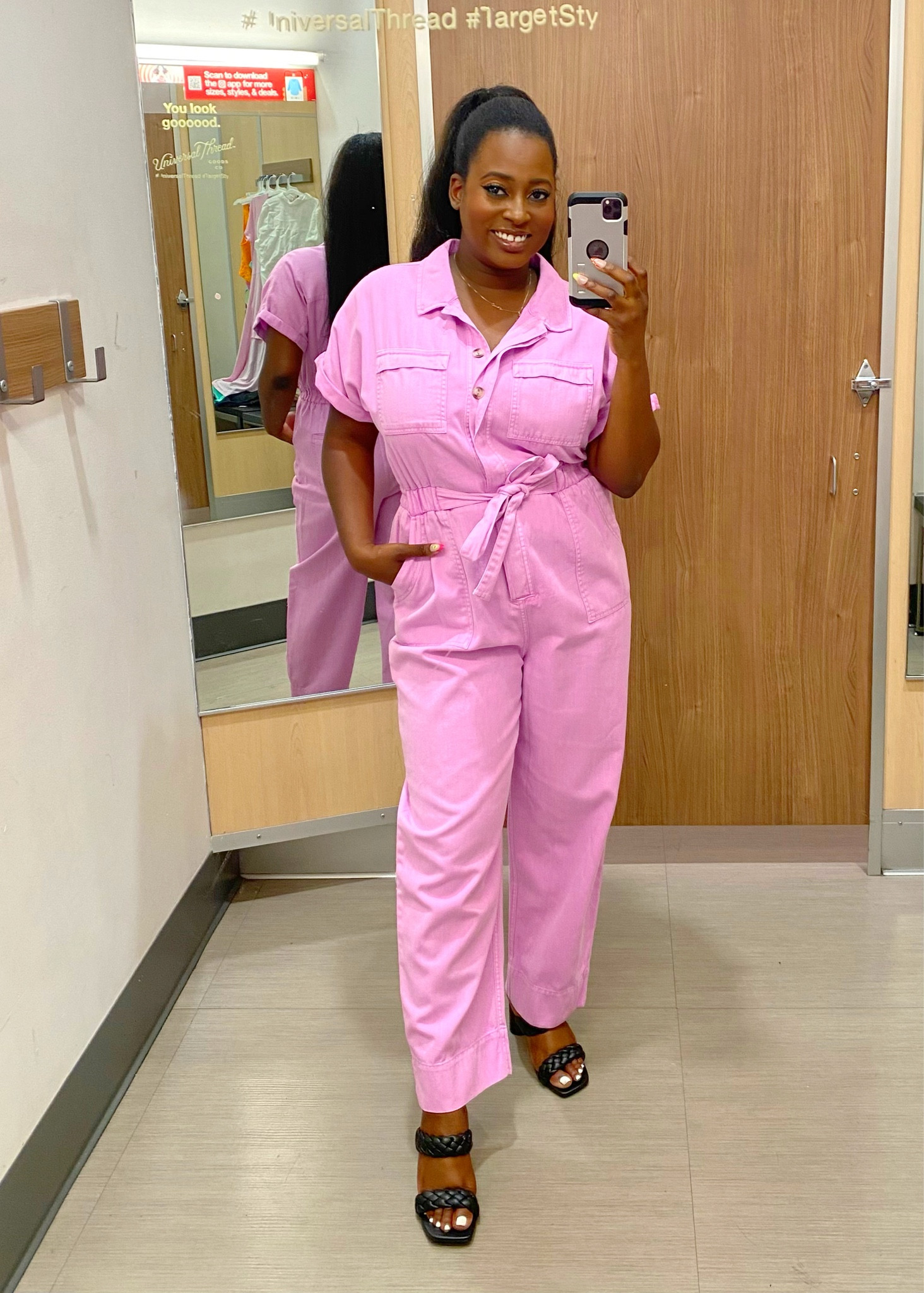 Pink jumpsuit , target style , Barbiecore , pink , short sleeve jumpsuit ,  universal thread , affordable fashion ,

#LTKmidsize #LTKstyletip #LTKunder50