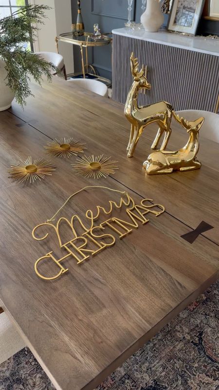 New Christmas decor at Target! All of this $15 and under!

holiday decor, reindeer, gold, table decor, candleholder, affordable decor 

#LTKVideo #LTKhome #LTKHoliday